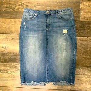 Jessica Simpson denim stretch skirt